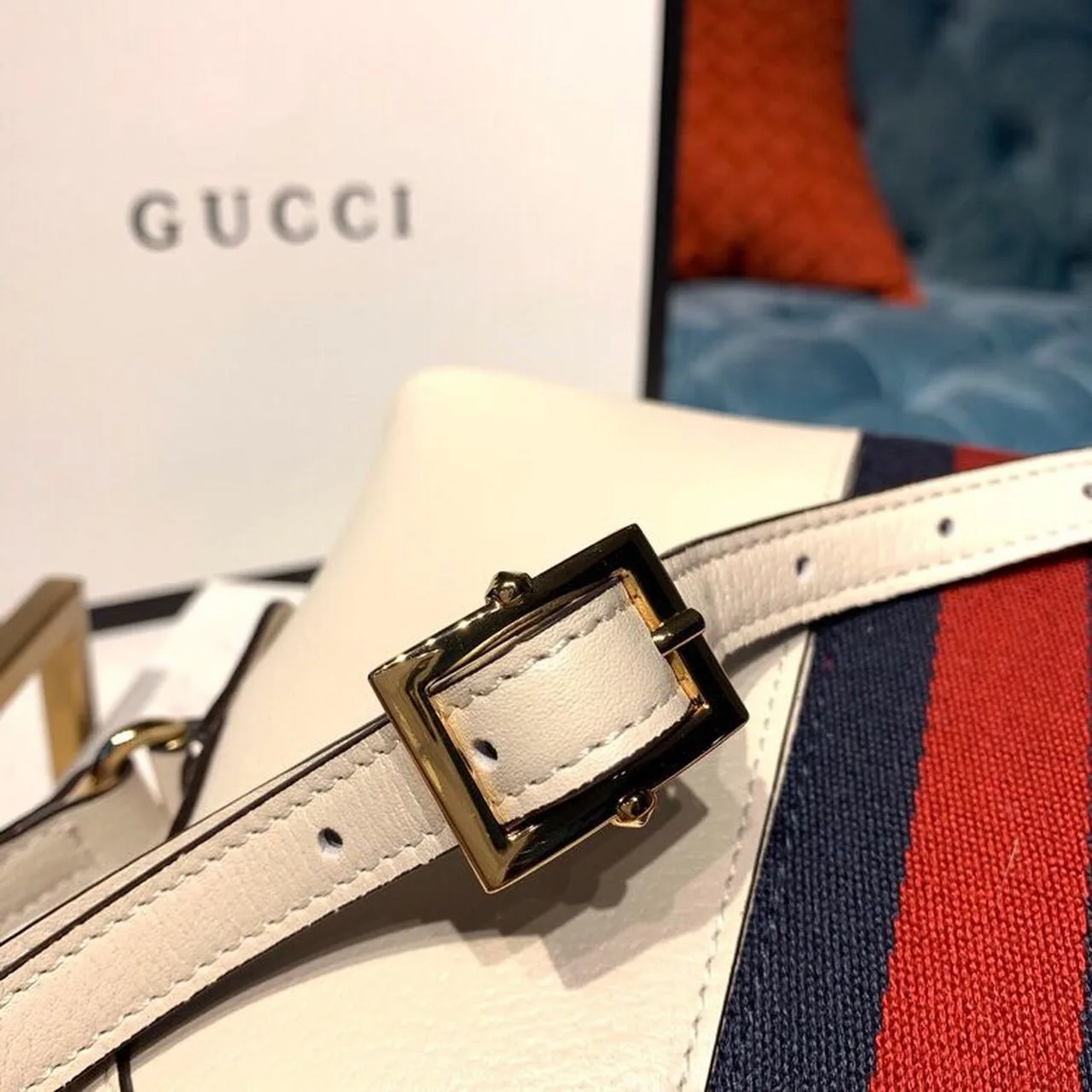 Alternative view of Gucci Ophidia Shoulder Bag White /