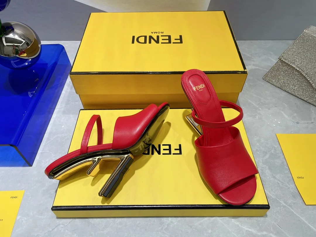 Alternative view of Fendi First Red High-Heeled Sandals