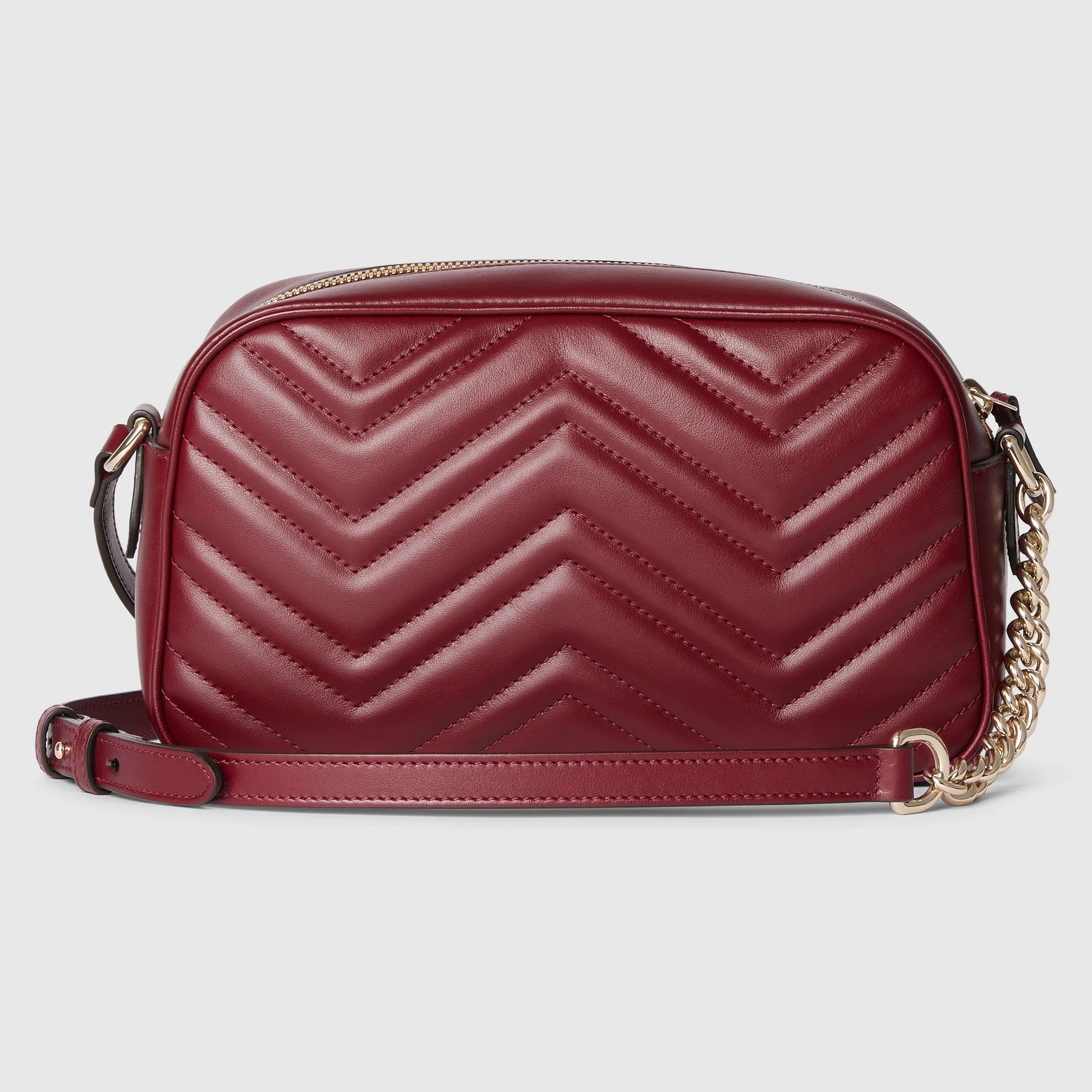 Gucci GG Marmont Small Shoulder Bag / Red Gold Hardware - Image 5