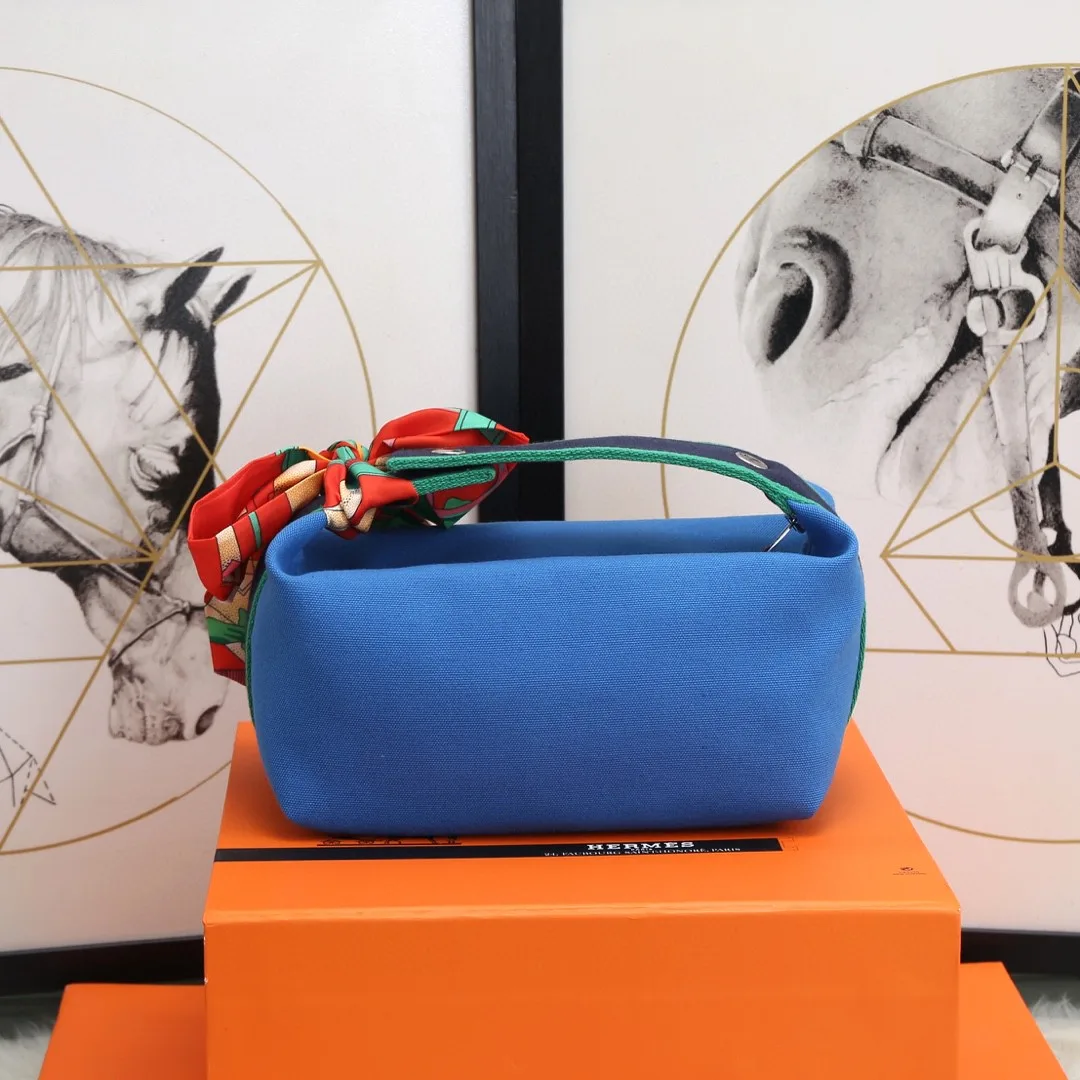 Alternative view of Hermes Bride A Brac Case Blue Bag