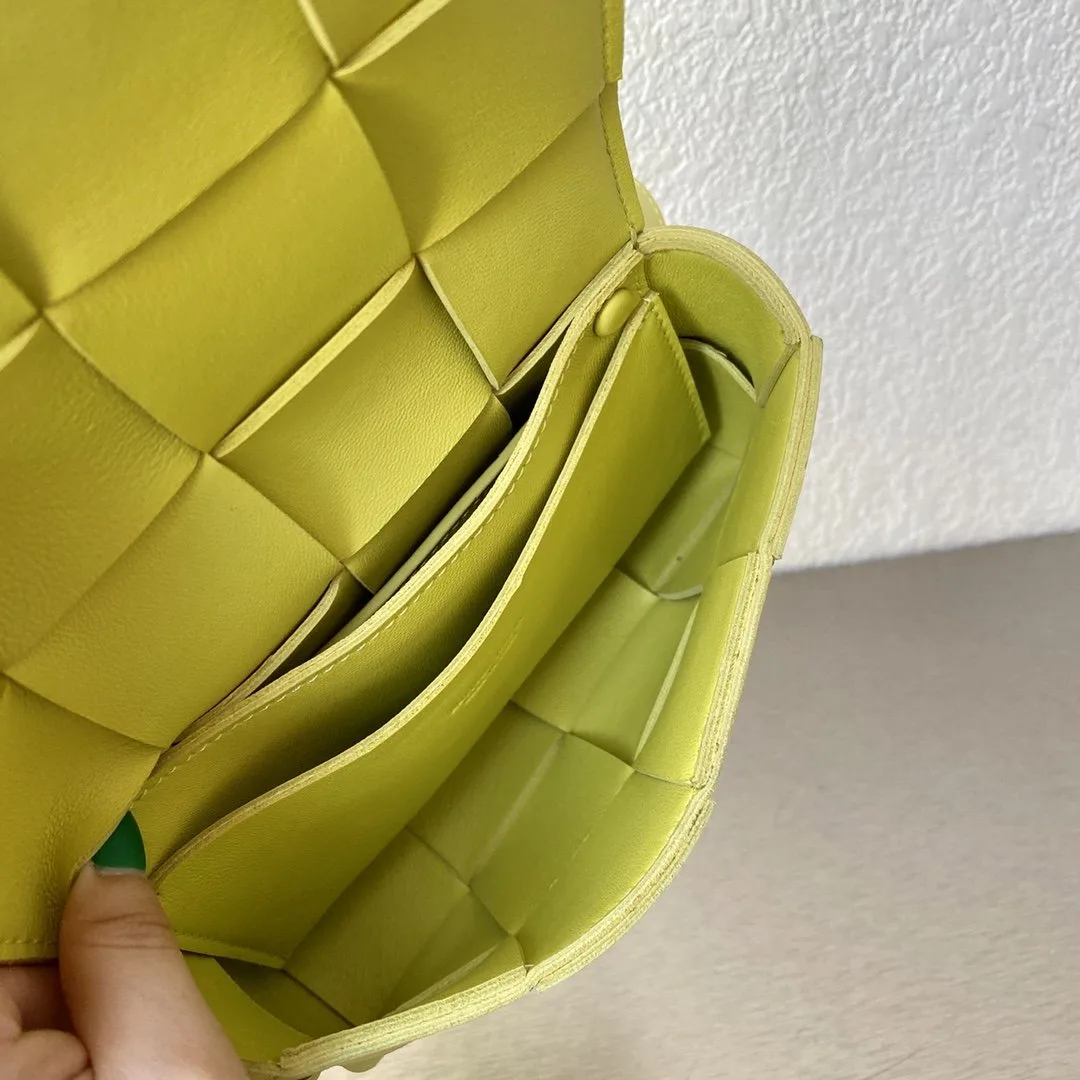 Bottega Veneta Intreccio Leather Belt Acid Kiwi - Image 5