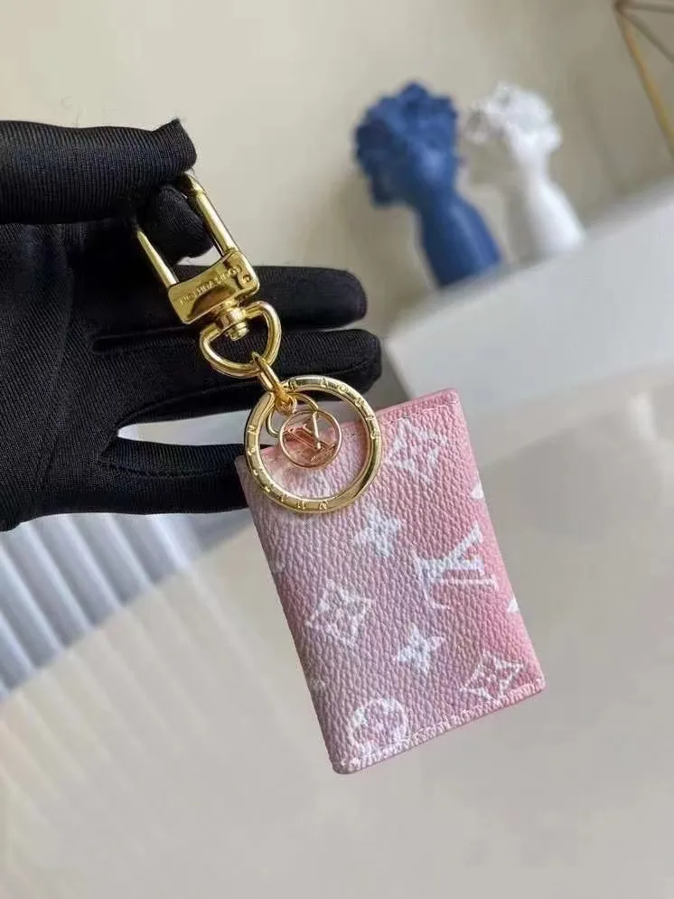 Louis Vuitton Kirigami Pouch Bag Charm And Key Holder Monogram Canvas Pink - Image 3