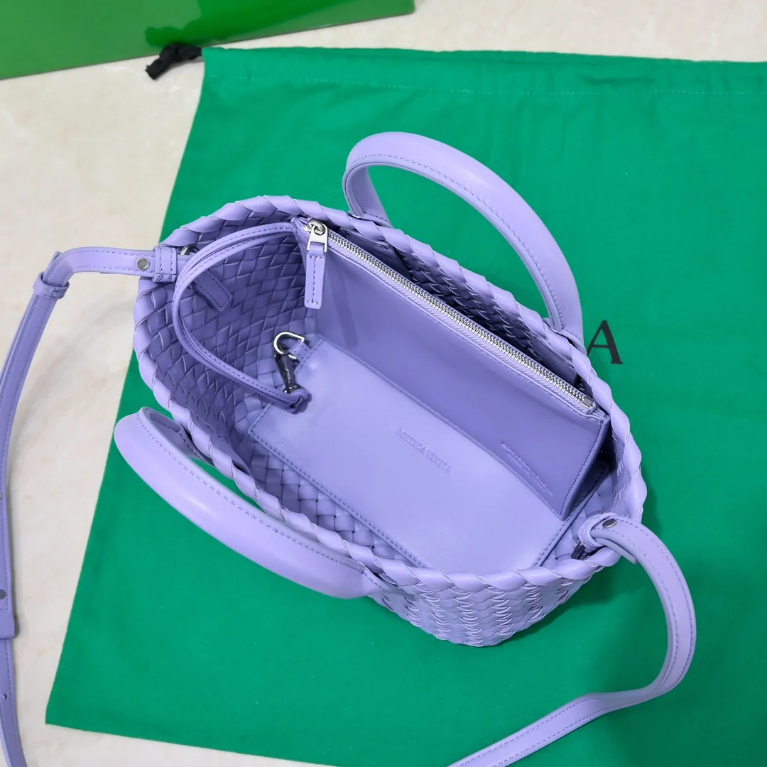 Alternative view of Bottega Veneta Mini Cabat Purple