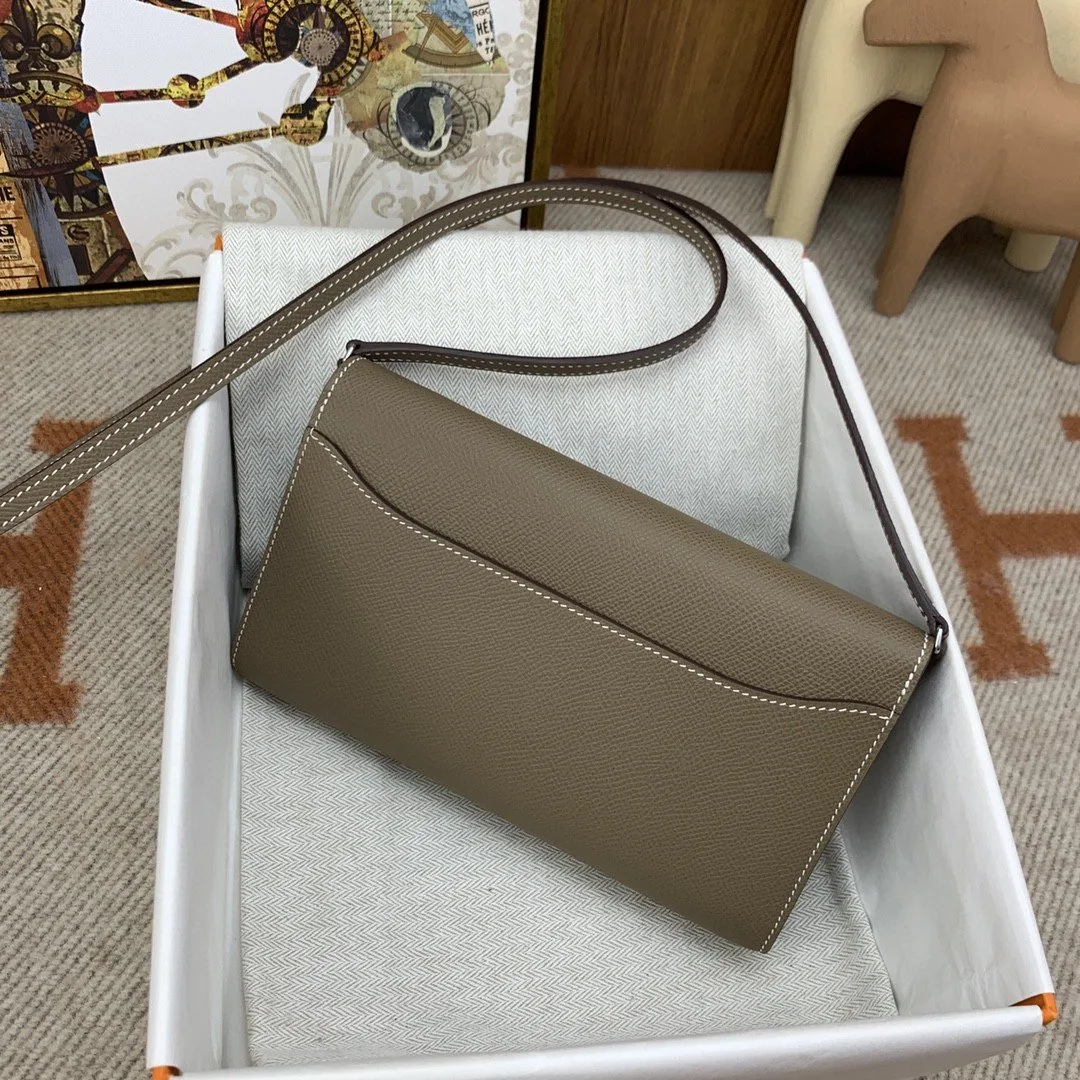Hermes Constance Long Togo Wallet Brown, Silver Toned Hardware Bag - Image 3