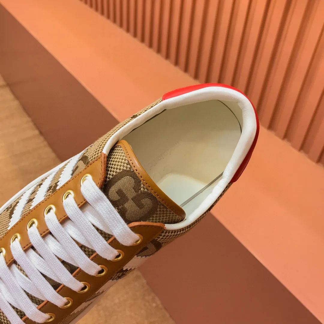 Gucci x Adidas Men’s With GG Sneaker Brown - Image 6