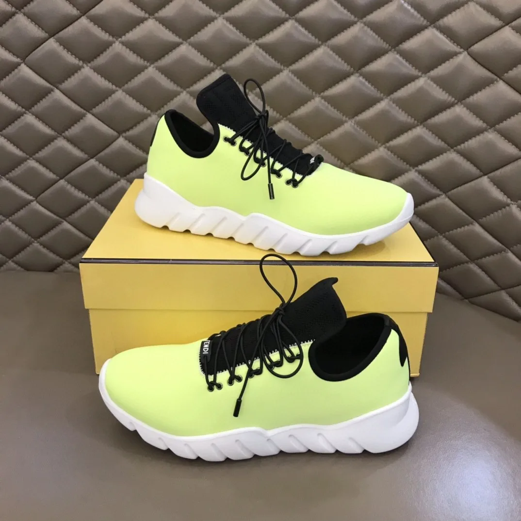 Fendi Force Low Tops Sneakers Glow Green