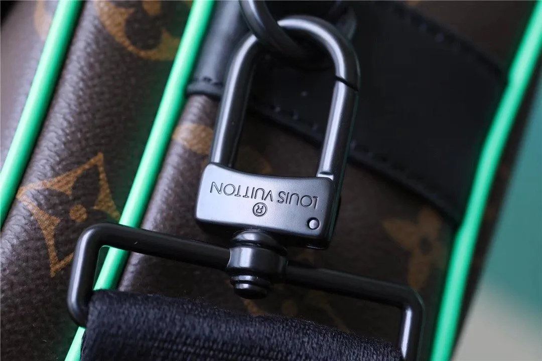 Louis Vuitton S-Lock Messenger Monogram Macassar By Virgil Ablohs Minty Green - Image 3