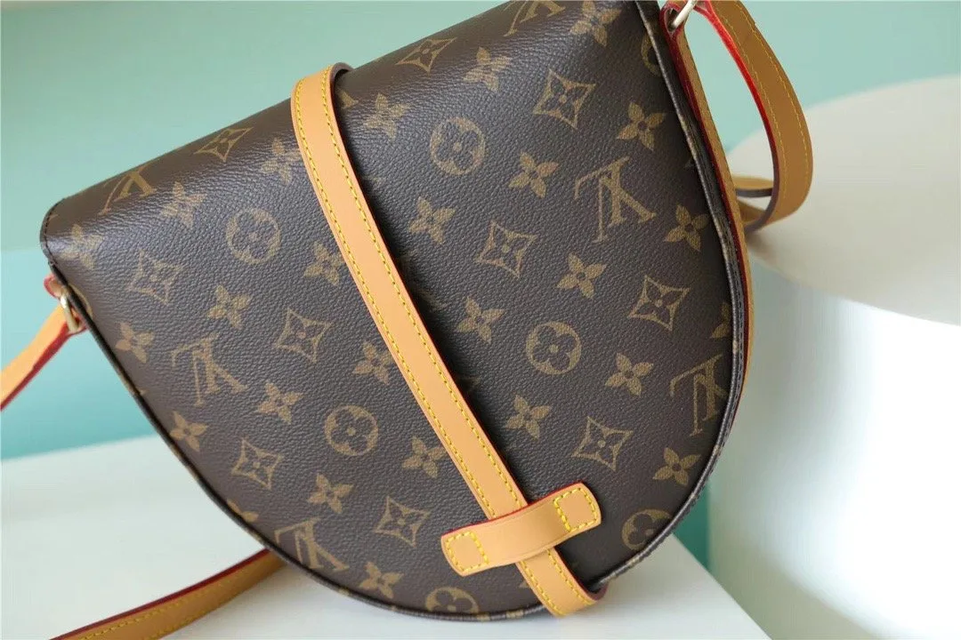 Louis Vuitton Chantilly MM Shoulder Bag Monogram Brown LV / - Image 8
