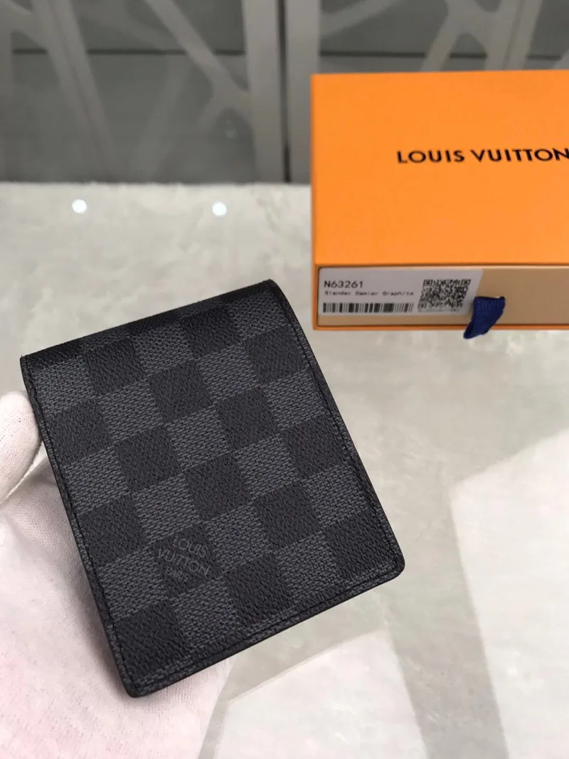 Alternative view of Louis Vuitton Slender Wallet Damier Graphite Canvas