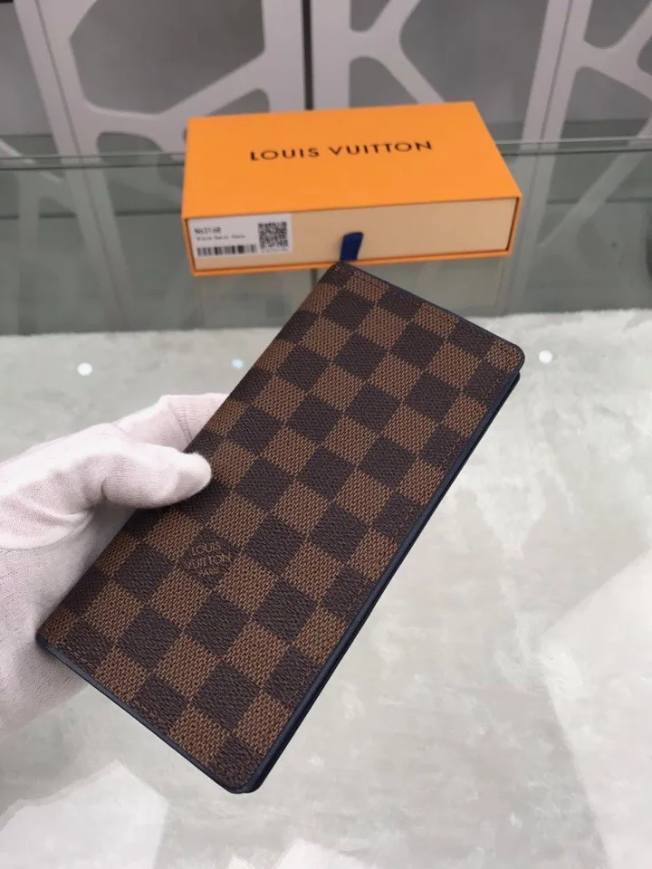Alternative view of Louis Vuitton Brazza Wallet Damier Ebene Canvas