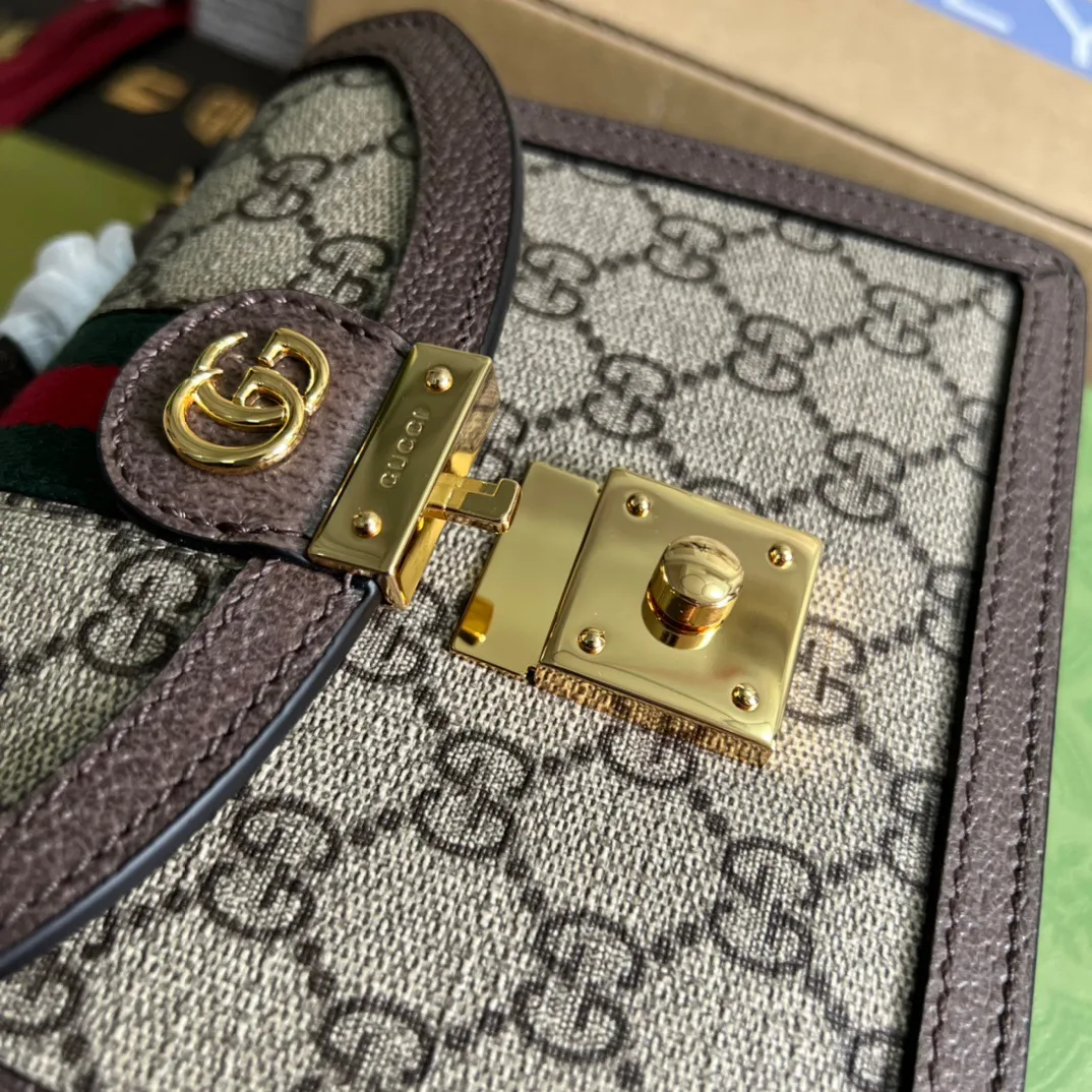 Gucci Ophidia GG Mini Shoulder Bag Beige - Image 4