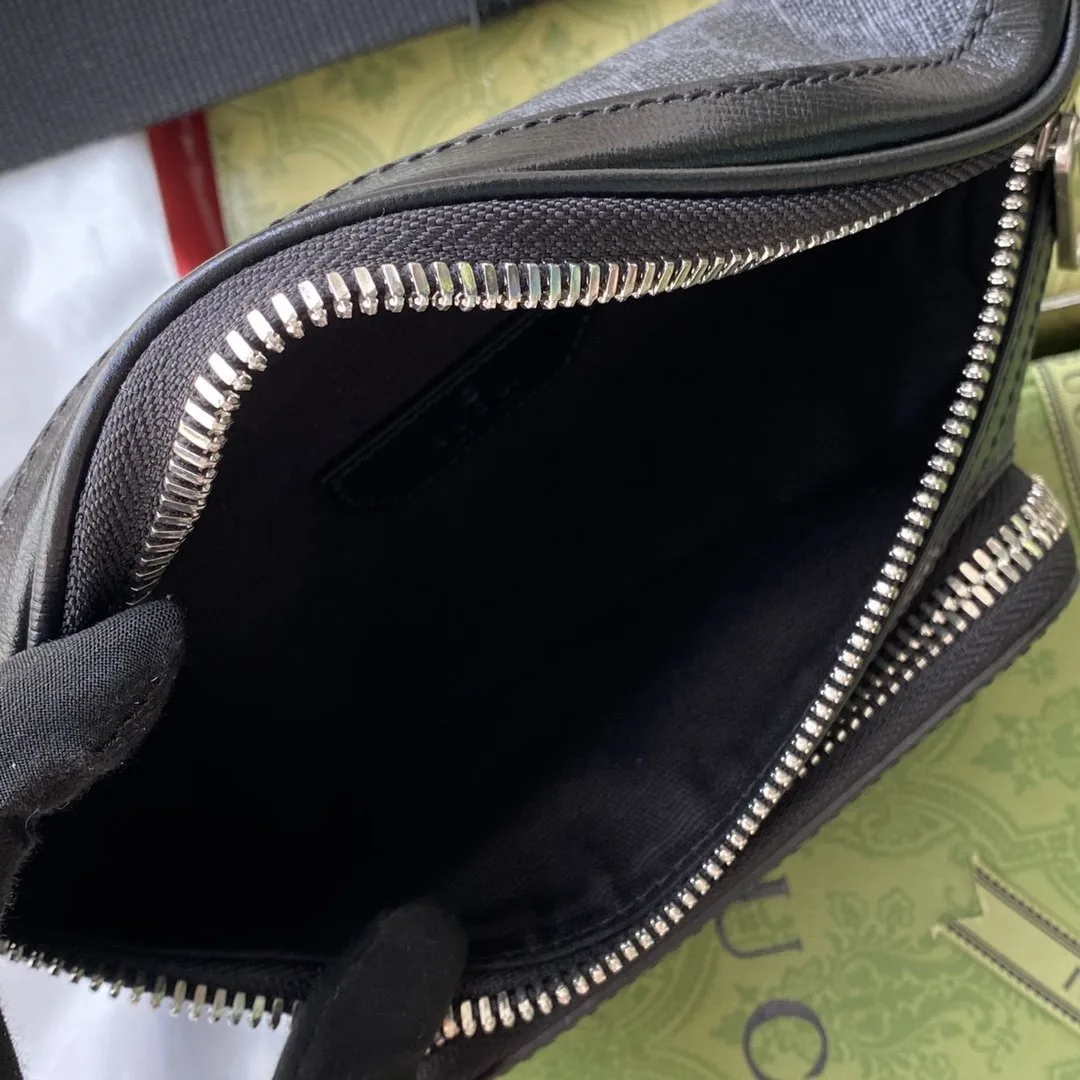 Gucci Belt Bag With Interlocking G Black GG Supreme Canvas / - Image 9
