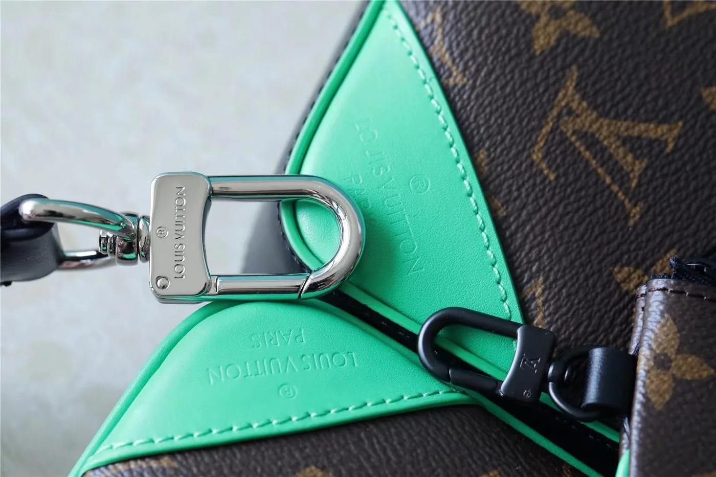 Louis Vuitton Trio Messenger Monogram Macassar Canvas By Virgil Ablohs Green - Image 4