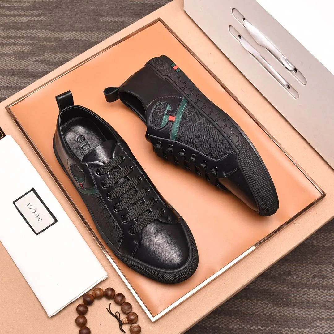 Gucci Men’s GG Sneaker With Web G Black - Image 7