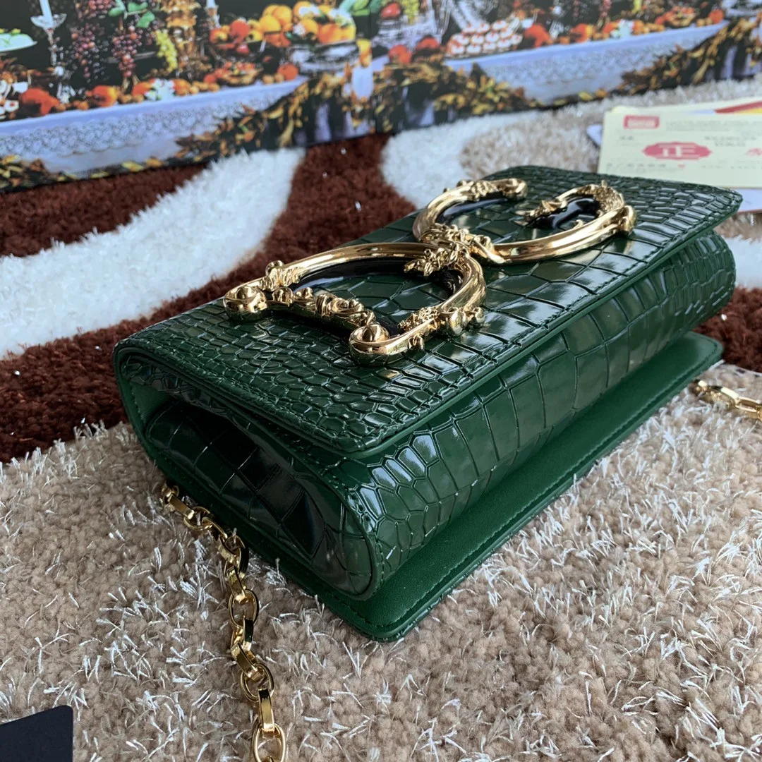 Dolce & Gabbana DG Girls Cross Body Bag Dark Green / - Image 5