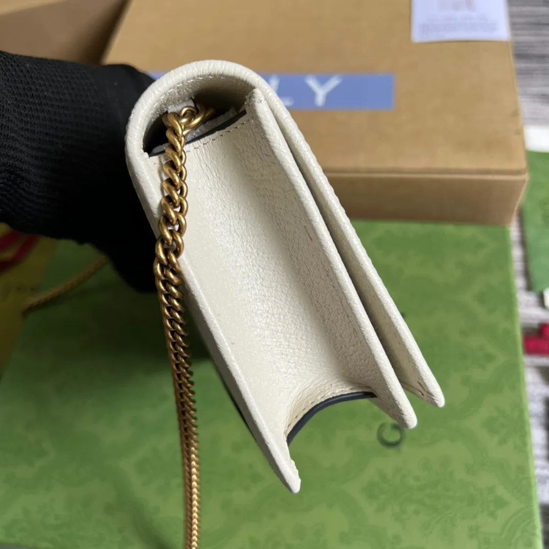 Gucci Diana Mini Bag With Bamboo White , / - Image 9
