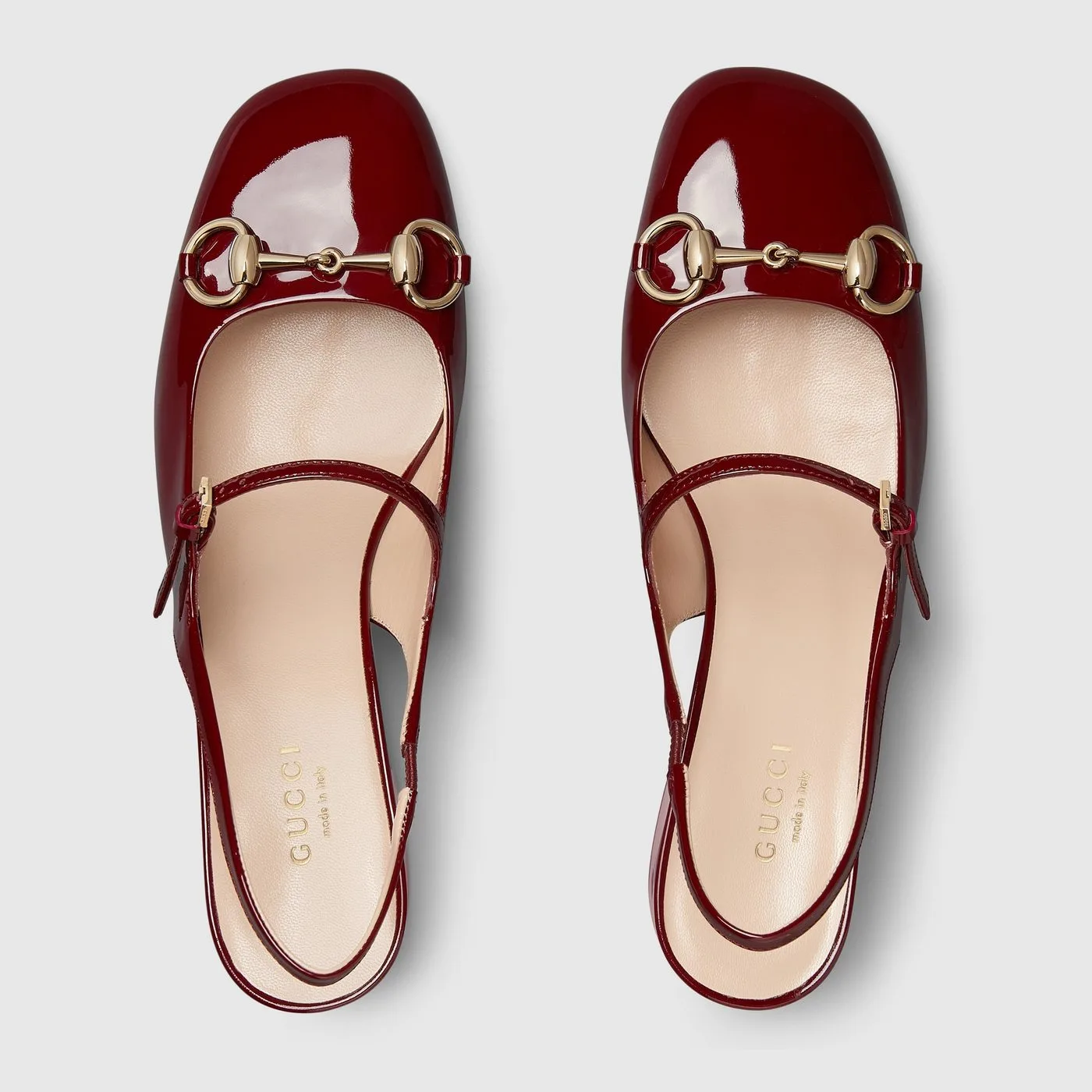 Alternative view of Gucci Horsebit Pump Red