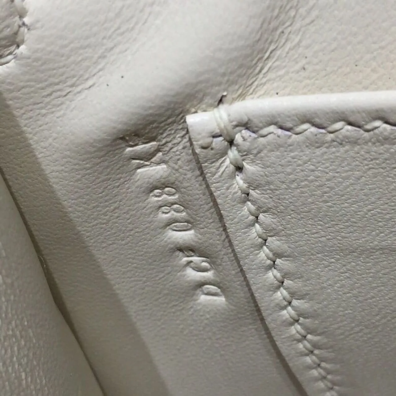 Hermes Mini Kelly White Gold Toned Hardware / - Image 11