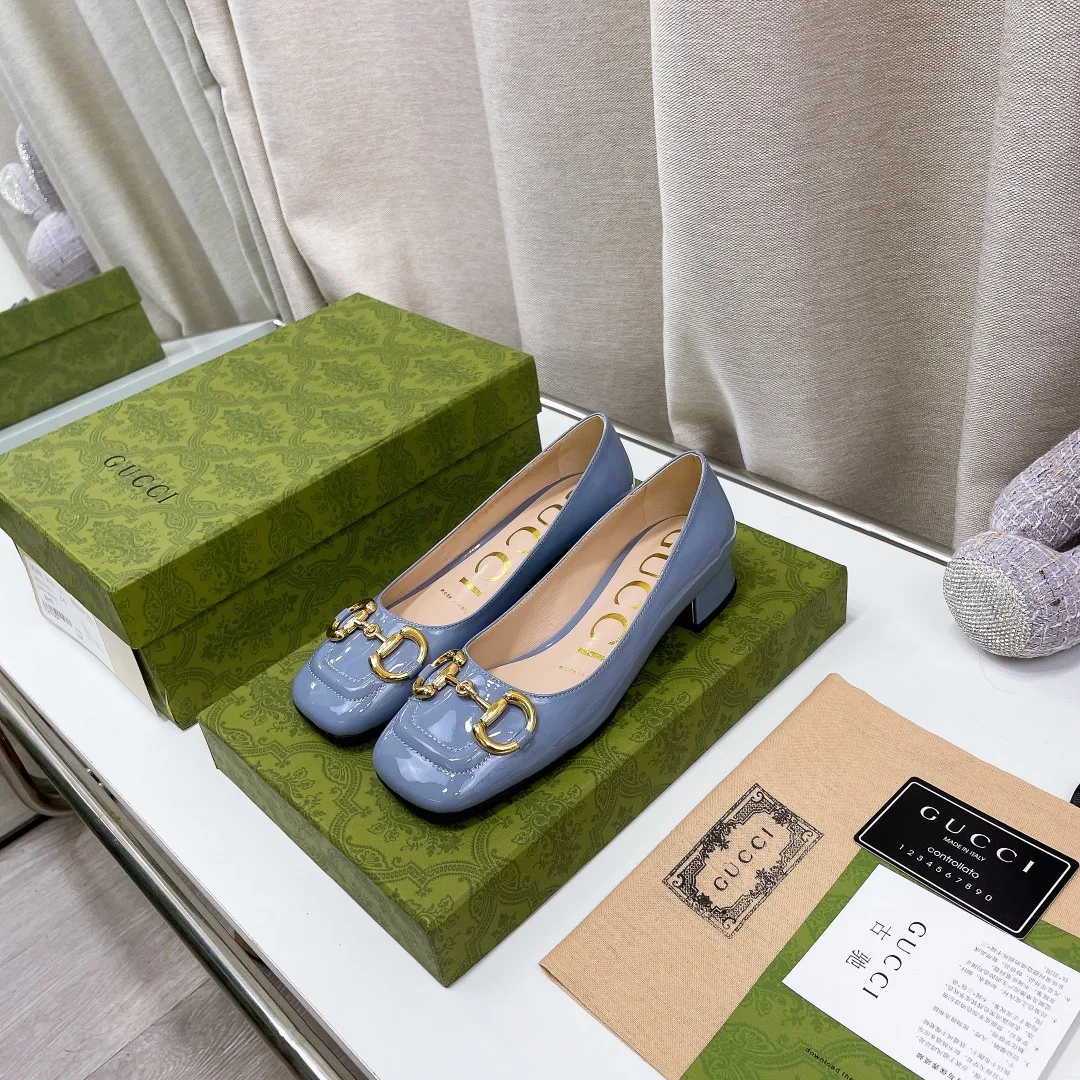 Alternative view of Gucci Women’s Ballet Flat With Horsebit Jade Green