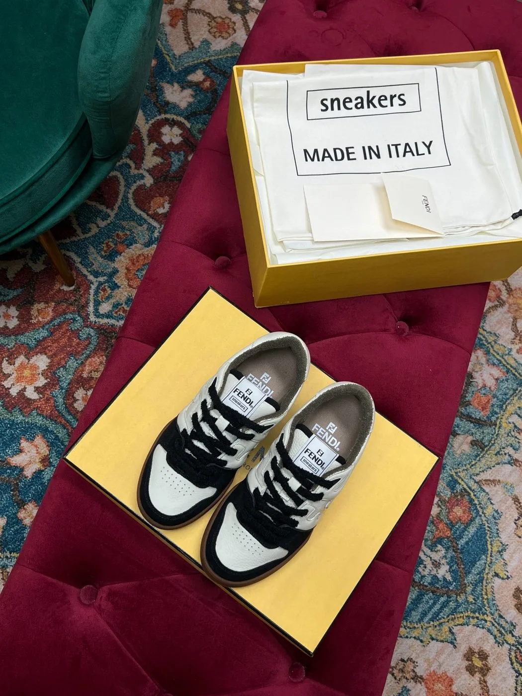Alternative view of Fendi Match Low Tops In Black 8E8252AHH2F1FZB