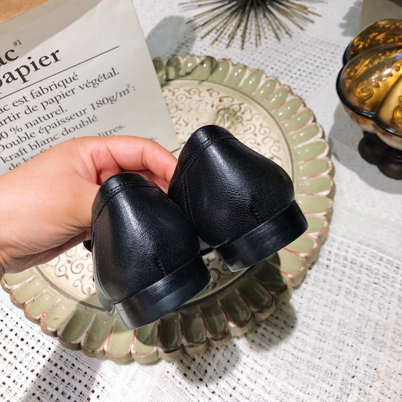 Hermes Dalhia Loafers Black - Image 6