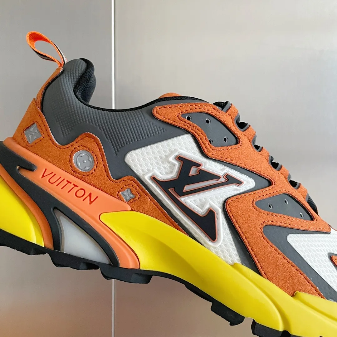 Louis Vuitton Men’s LV Runner Tatic Sneaker Orange - Image 5
