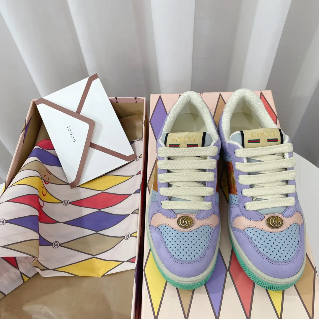Gucci Women’s Screener Sneaker Light Blue