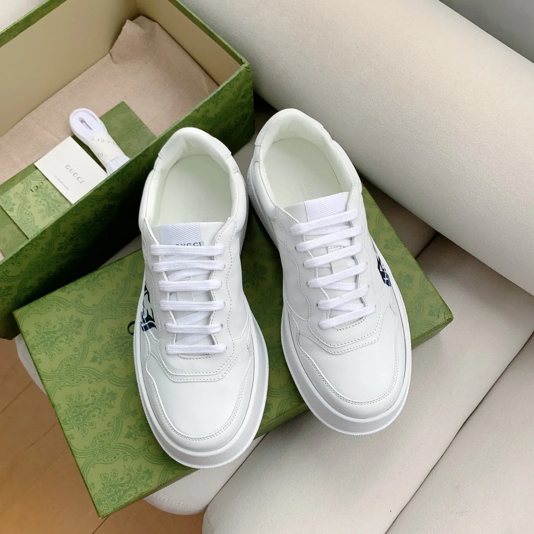 Gucci Sneaker White With Gucci Print 1XL10 - Image 5