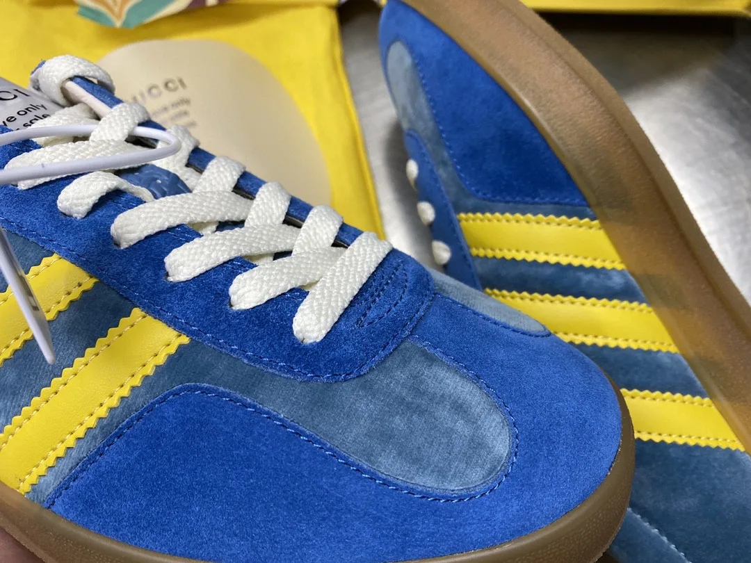 Alternative view of Gucci x Adidas Men’s Gazelle Sneaker Light Blue