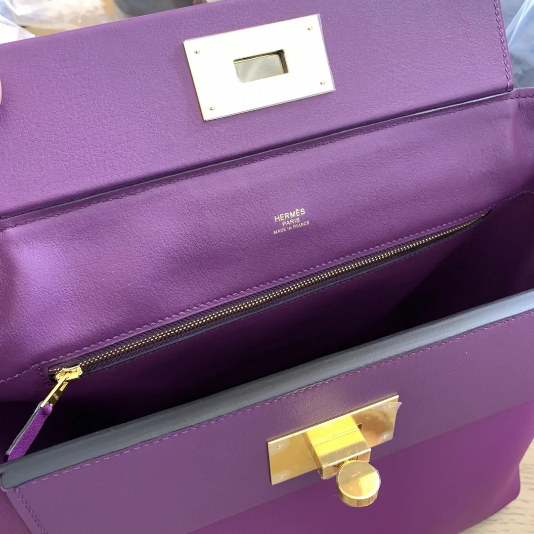 Hermes Clemence Swift Purple - Image 5