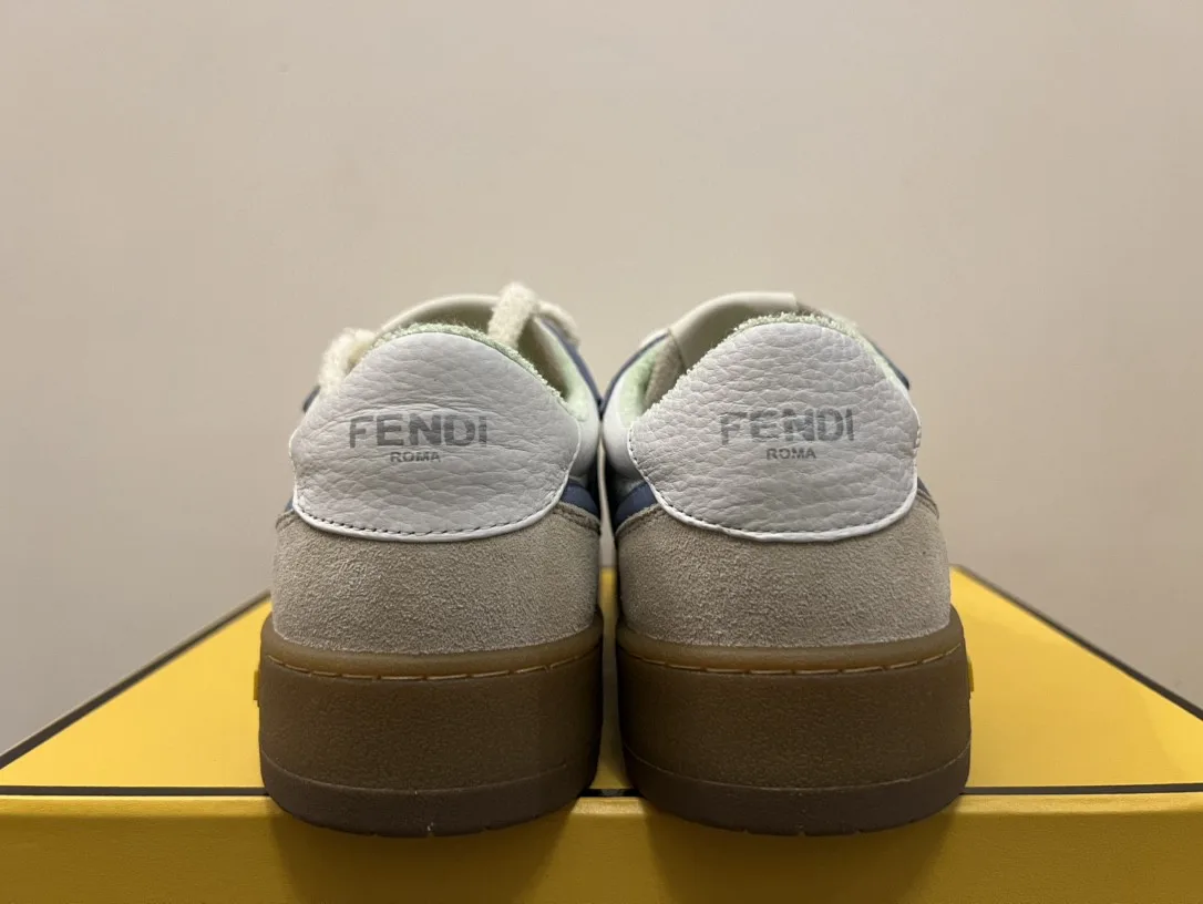 Fendi Match Low Tops Sneakers Grey 7E1493 - Image 6