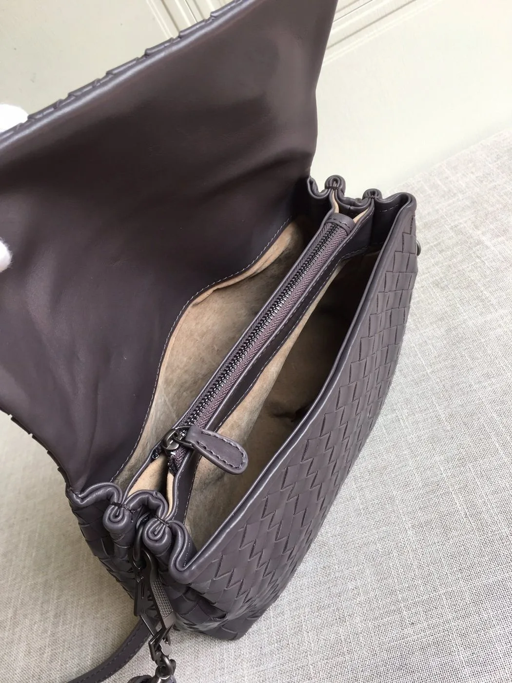 Alternative view of Bottega Veneta Classic Intrecciato Dark Brown