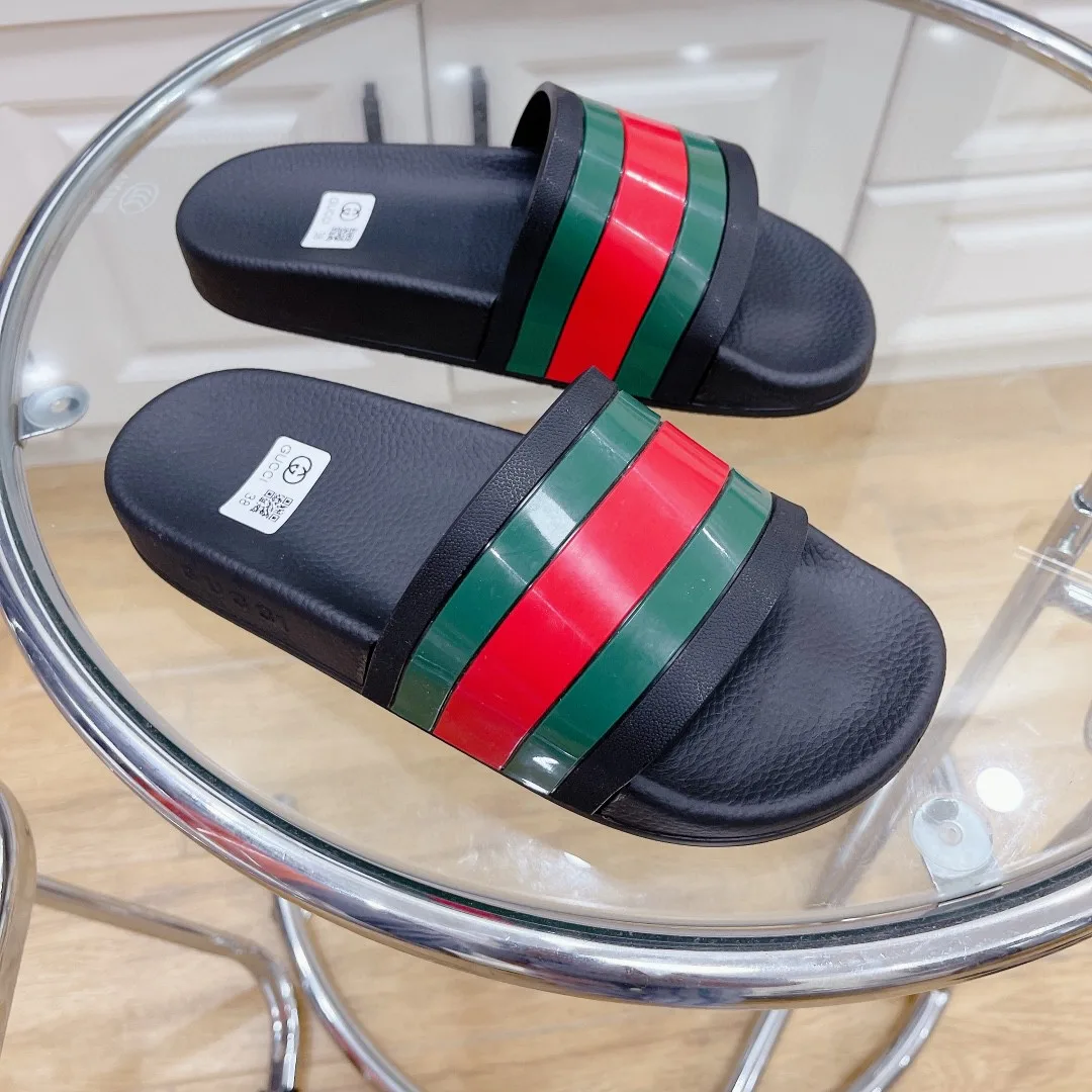 Gucci Women’s Slide Sandal With Web Black - Image 3