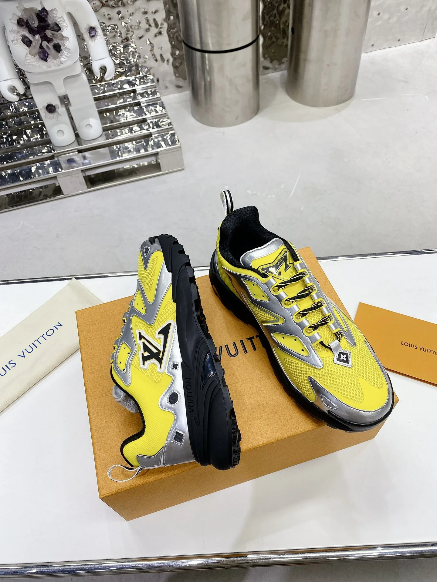 Alternative view of Louis Vuitton Men’s LV Runner Tatic Sneaker Yellow