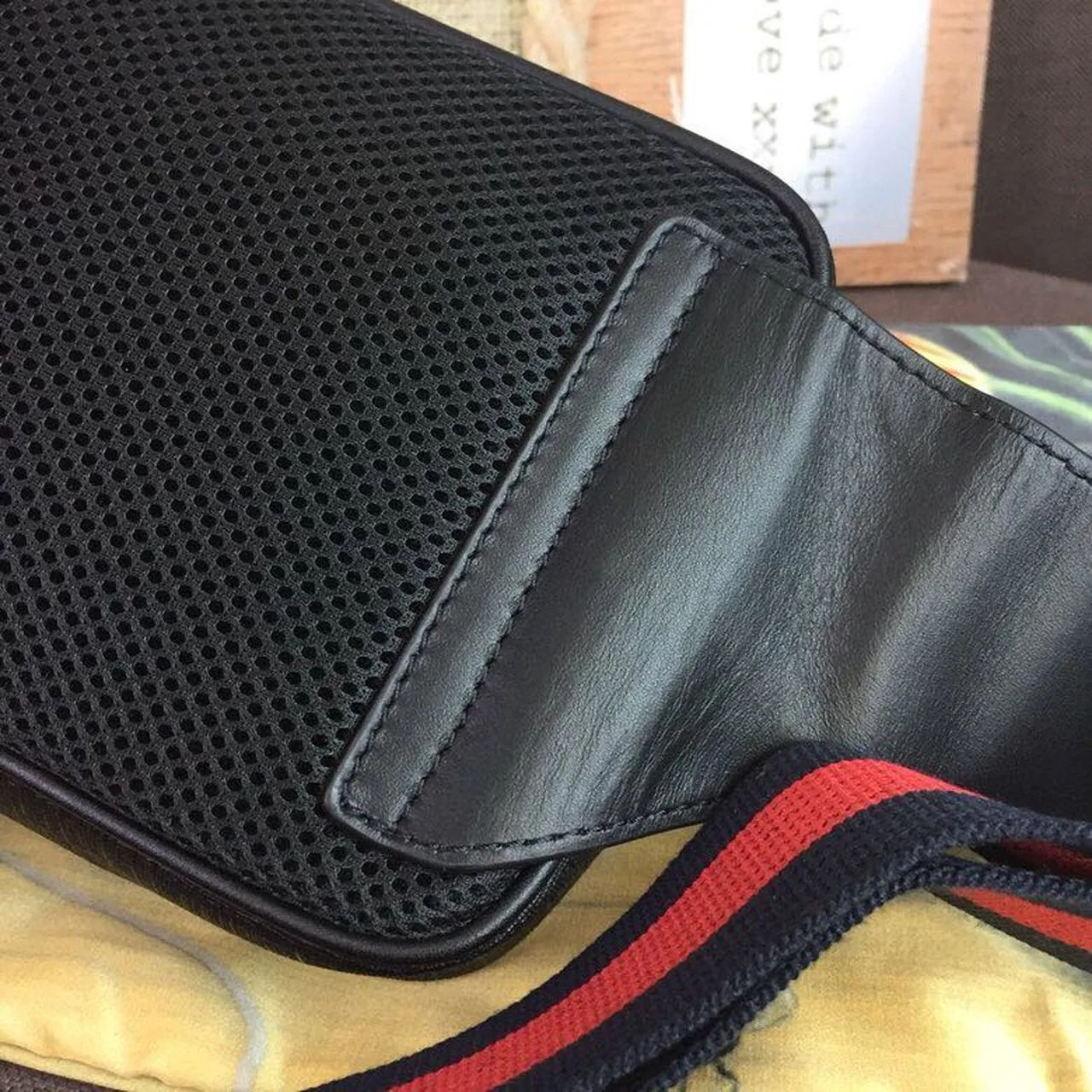 Gucci GG Black Belt Bag Black/Grey Soft GG Supreme Crafted / - Image 6