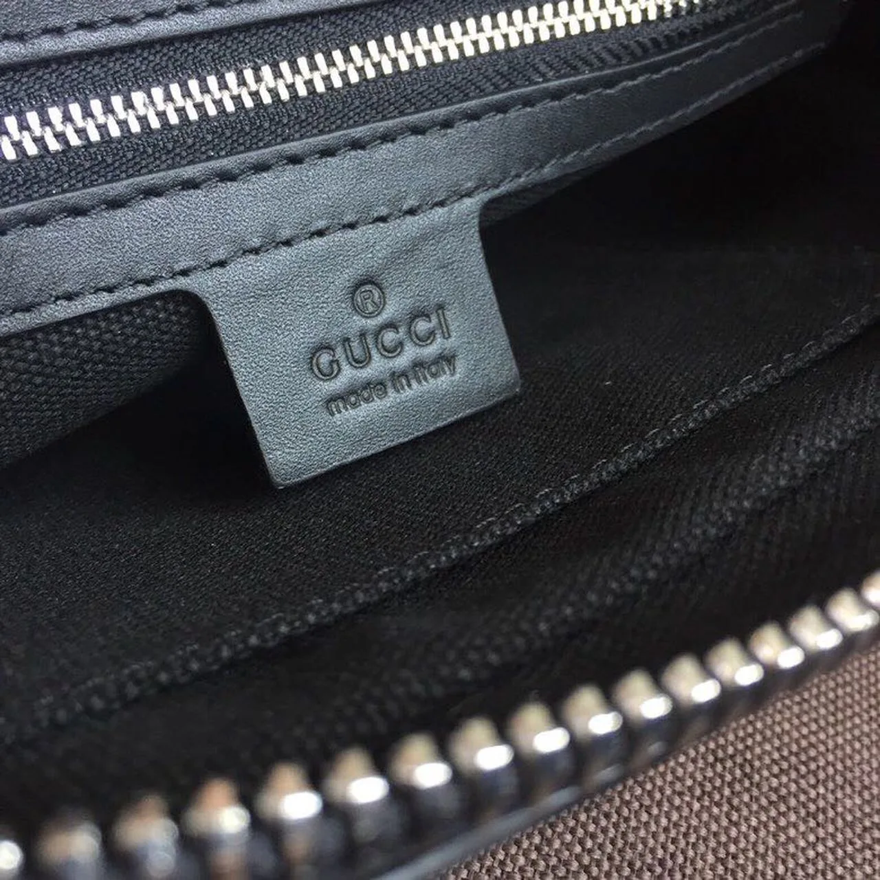 Gucci GG Black Belt Bag Black/Grey Soft GG Supreme Crafted / - Image 8