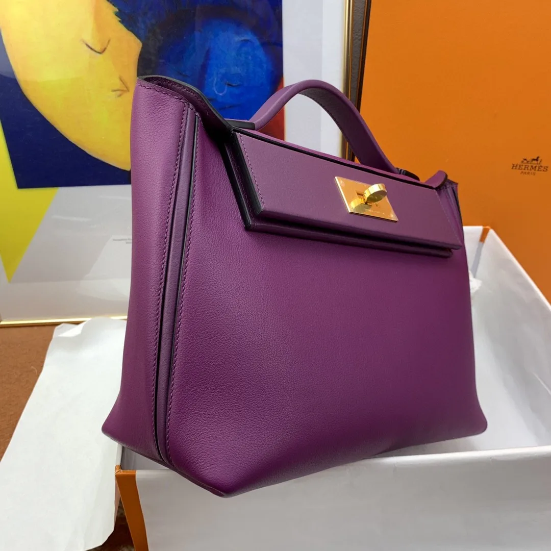Hermes Clemence Swift Purple - Image 6