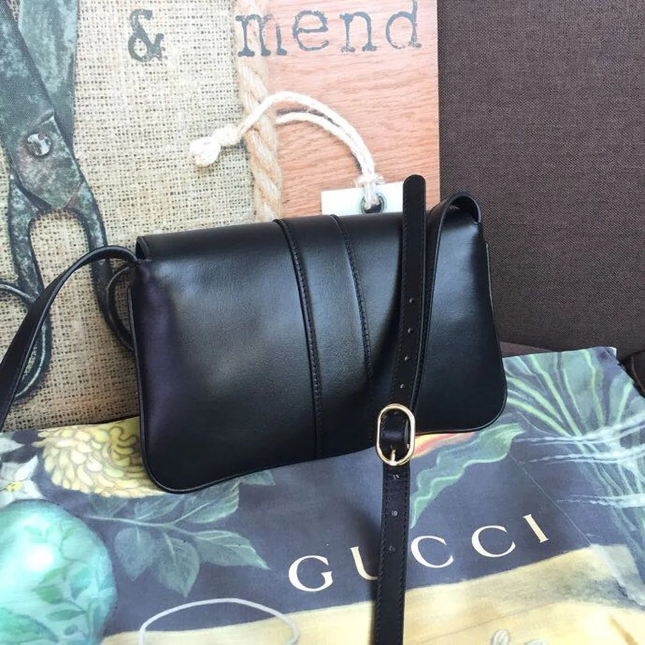 Gucci Arli Shoulder Bag Black, , / - Image 4