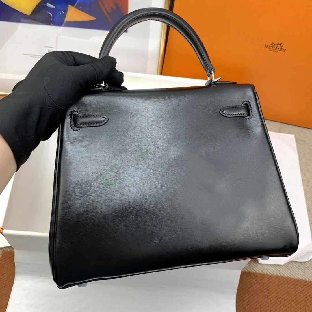 Alternative view of Hermes Kelly 25 Black Bag