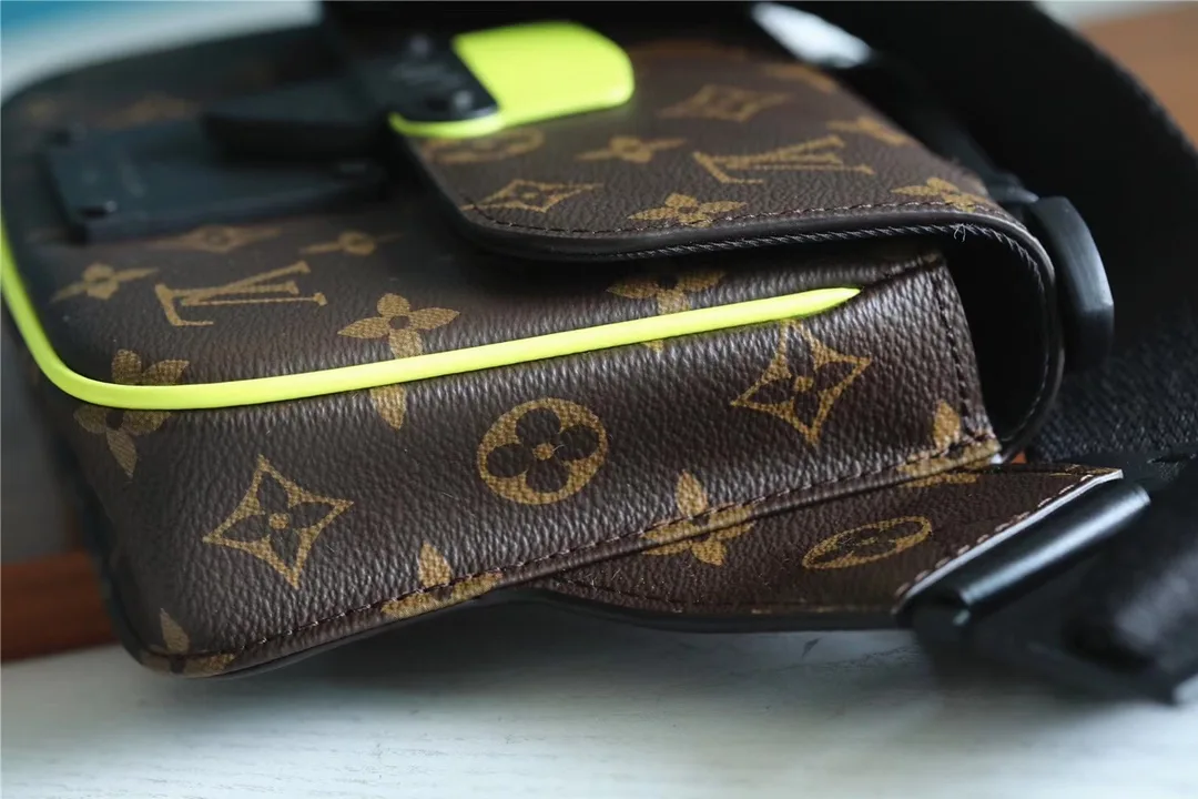 Alternative view of Louis Vuitton S-Lock Sling Monogram Macassar Yellow