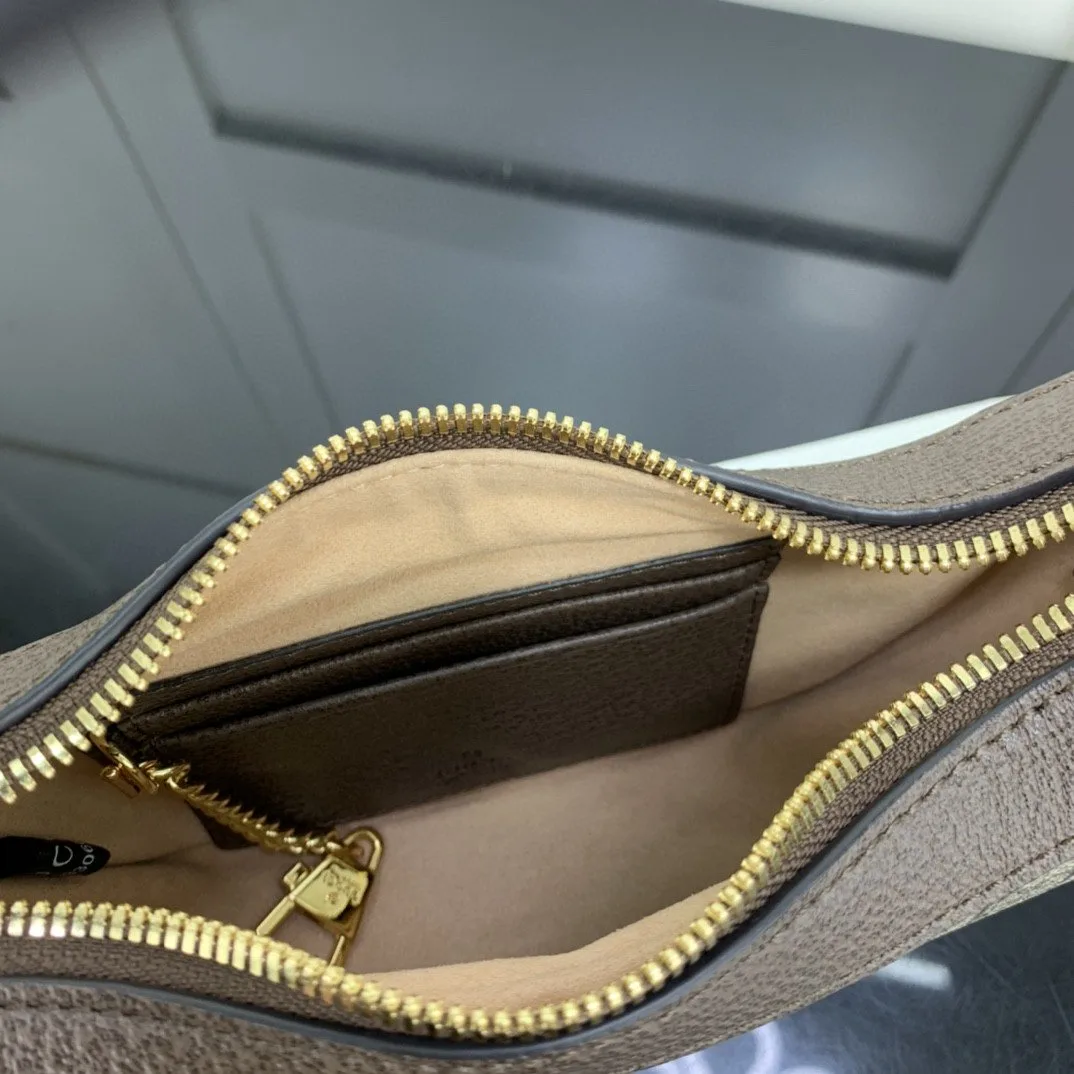Alternative view of Gucci Ophidia GG Mini Bag Beige And Dusty Grey GG Supreme Canvas /