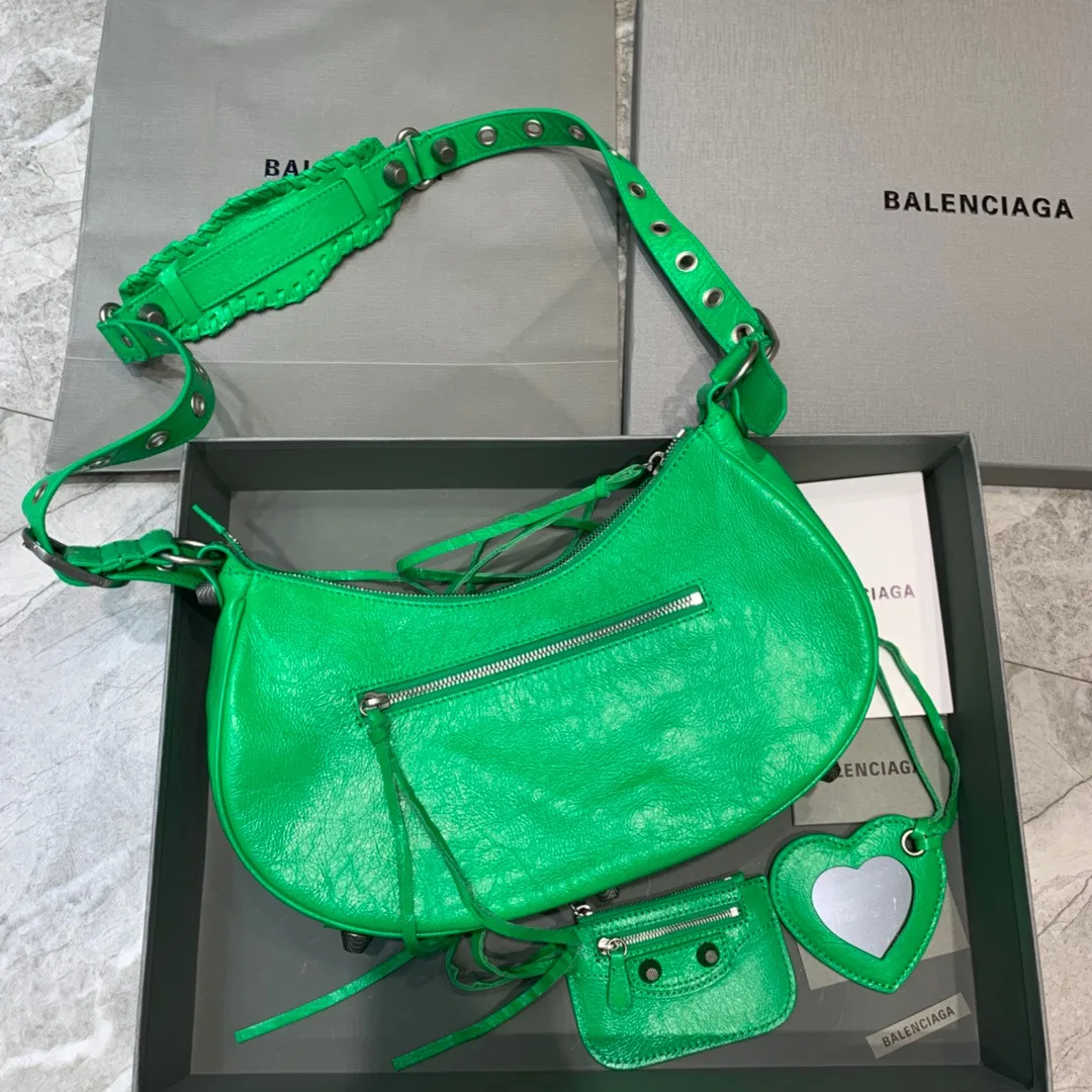 Balenciaga Le Cagole XS Shoulder Bag In Green - Image 3