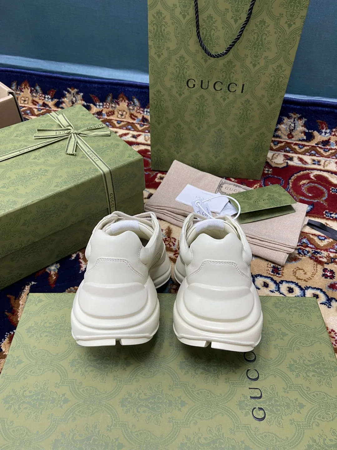 Gucci KAI x Gucci Rhyton Sneaker White Ivory - Image 4