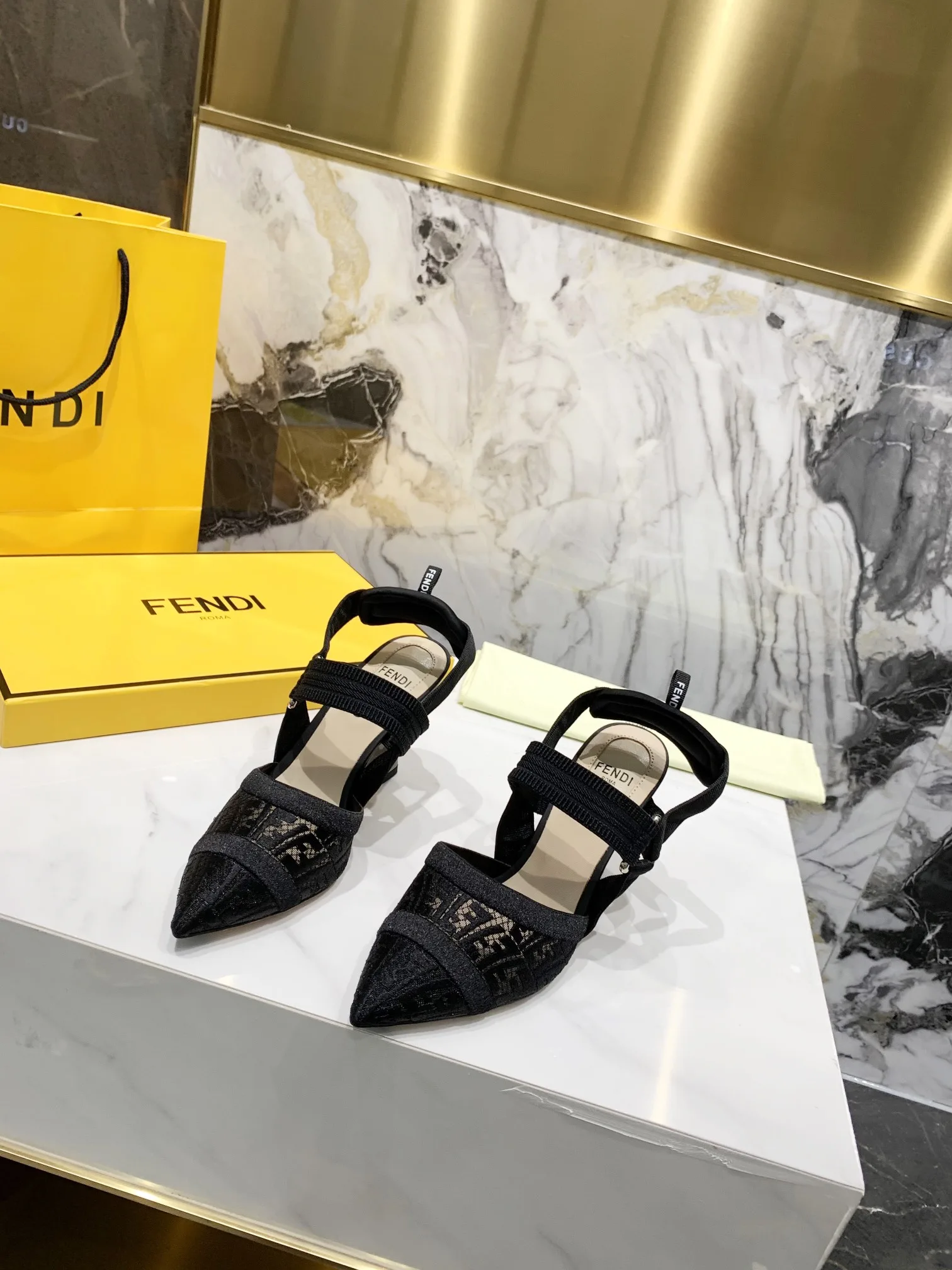 Alternative view of Fendi Colibri Micromesh Black FF