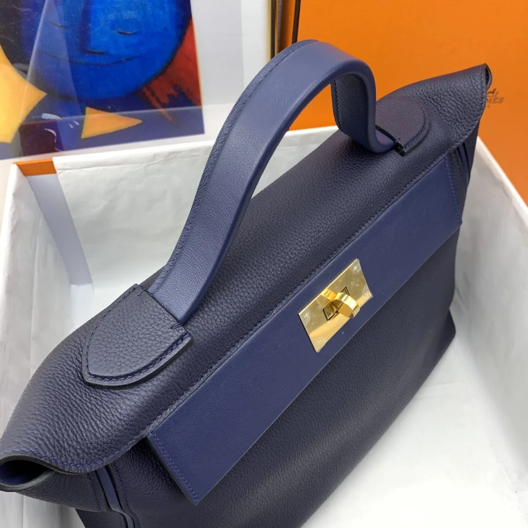 Hermes Evercolor Swift Navy Blue - Image 3