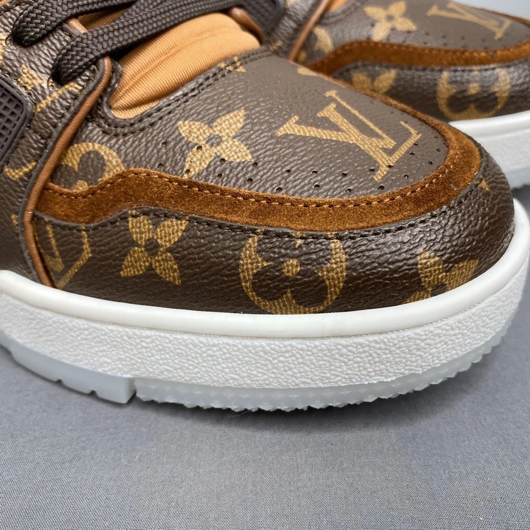 Alternative view of Louis Vuitton Trainer Sneaker Monogram Canvas Brown Virgil Abloh