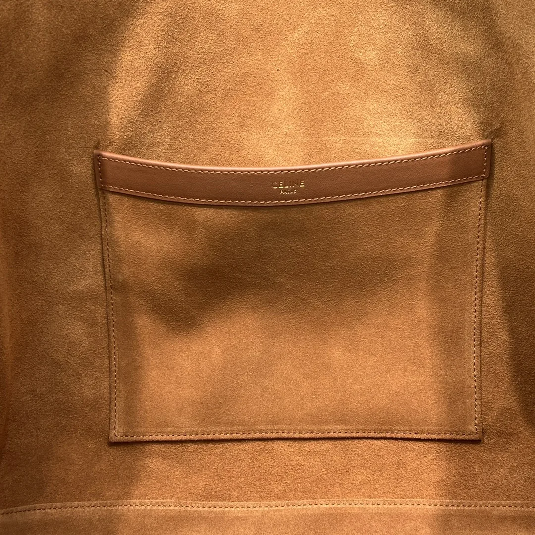Alternative view of Celine Cabas Drawstring Cuir Triomphe Tan / .04LU