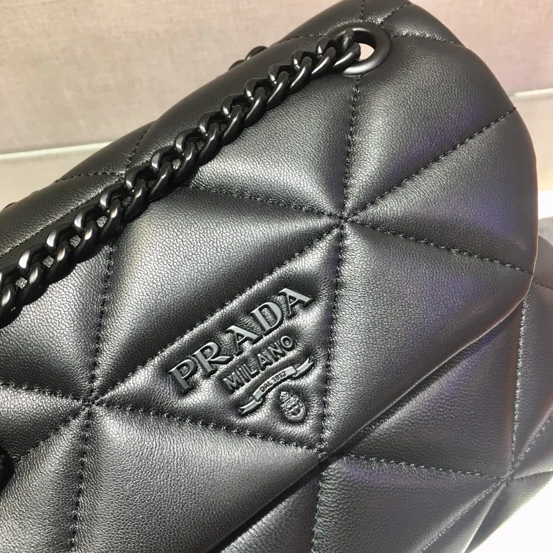 Prada Small Nappa Spectrum Bag Black - Image 3