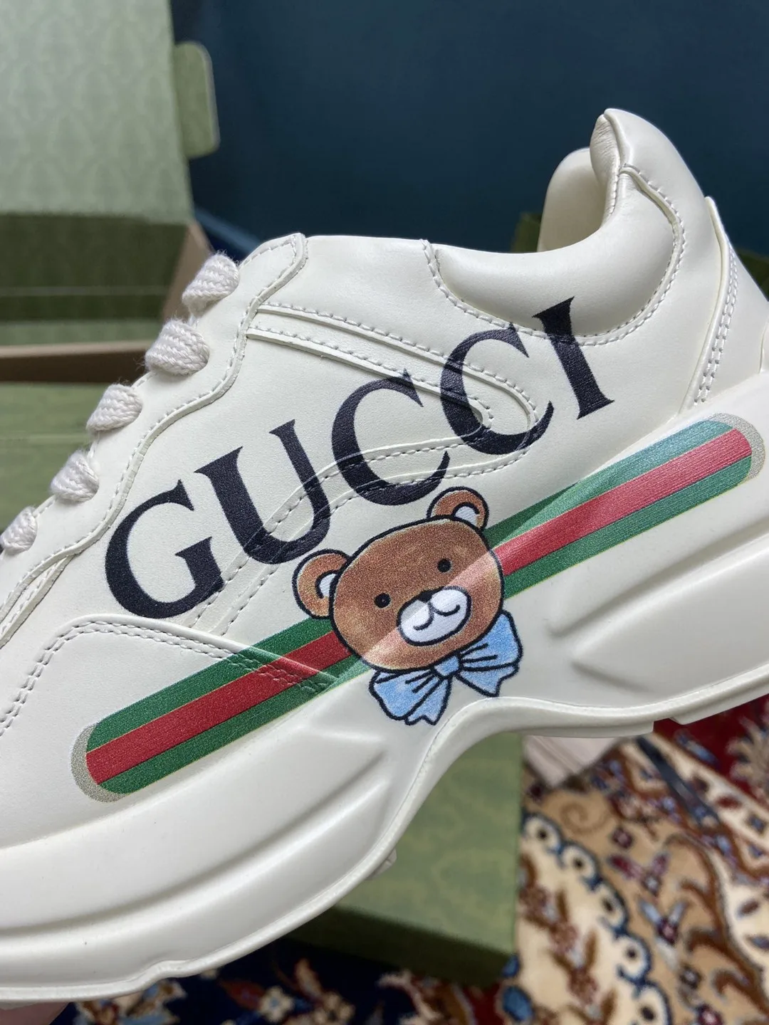Gucci KAI x Gucci Rhyton Sneaker White Ivory - Image 9