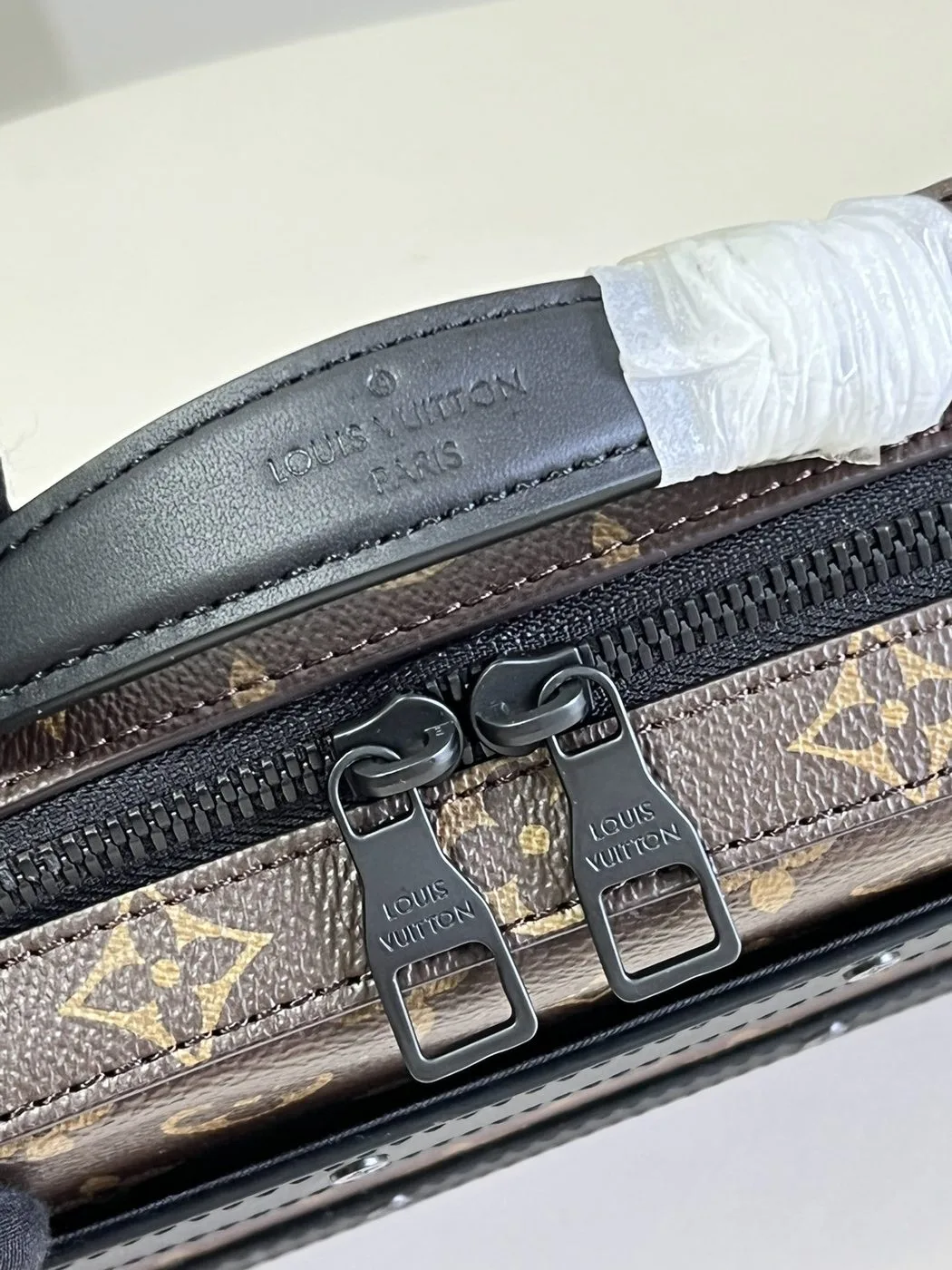 Louis Vuitton Handle Soft Trunk Monogram Macassar Canvas - Image 4